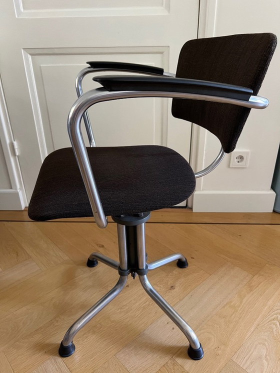 Image 1 of Sedia da ufficio originale Gispen 354 degli anni &#39;30, marrone