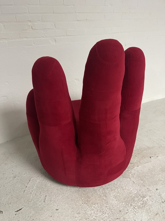 Image 1 of Vinger fauteuil vintage draaistoel 