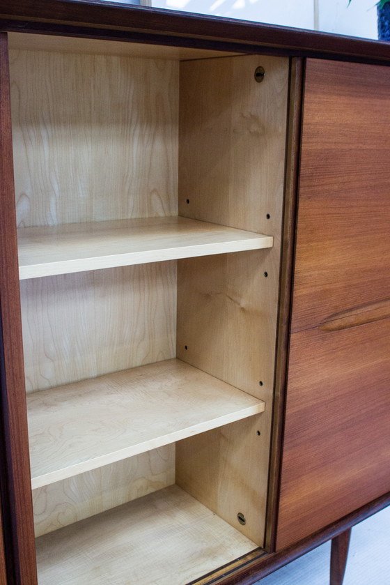 Image 1 of Vintage teak highboard sideboard Midcentury