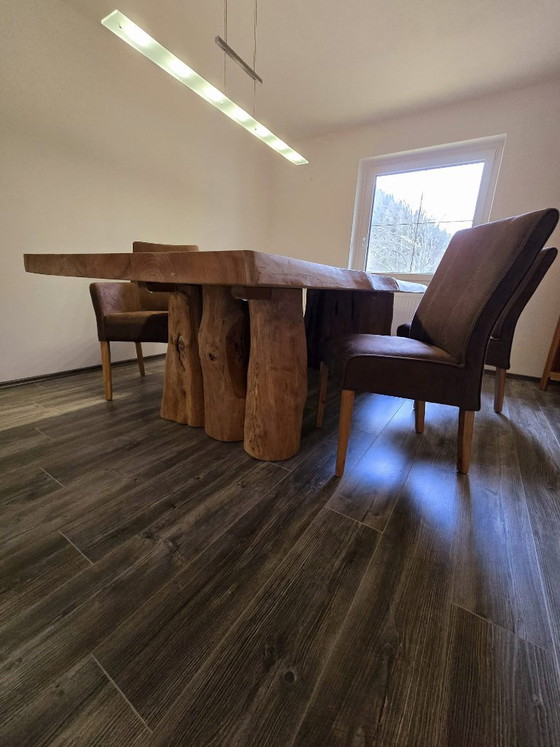 Unique! Table en bois, Table à bord brut, Plateau massif – Kröll, Tables de salle à manger, Wood (photo 6 of 6)