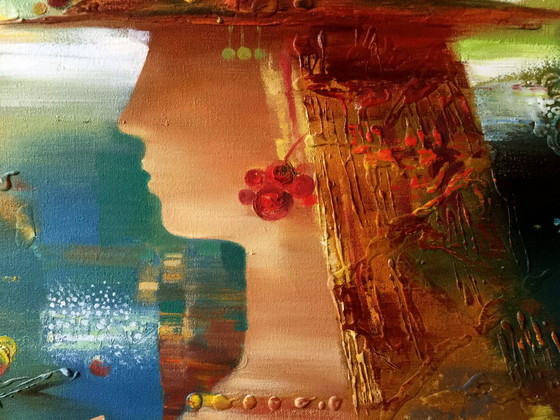 Original Oil Painting Abstract Expressionism Summer – Paintings & Drawings, Canvas (photo 8 of 13)
