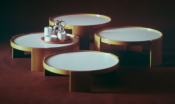Image 1 of Model 780/783 Stacking Tables by Gianfranco Frattini for Cassina, 1960s-1970s, Set of 4