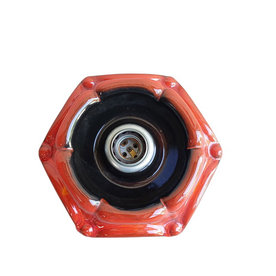 Image 1 of Vintage wandlamp keramiek 