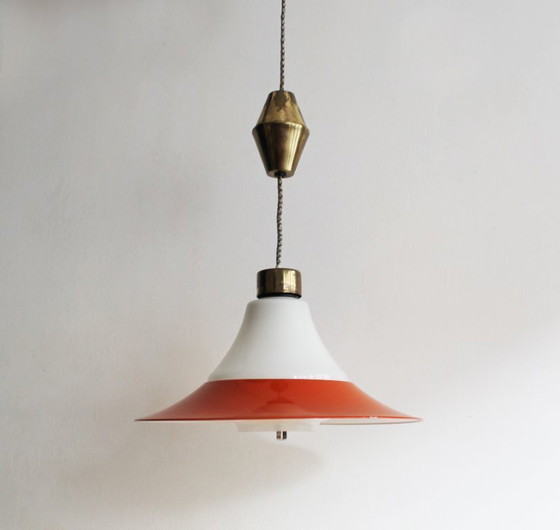 Image 1 of Vintage 1960s Adjustable Ceiling Lamp