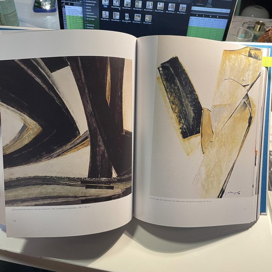 Georges (Géo) de Vlamynck, Composizione astratta, Olio su tavola, Anni '60 – Dipinti e disegni (photo 13 of 13)