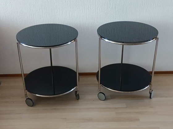 Image 1 of Ensemble de tables d'appoint / chariots de service - Ehlen Johansson - Vintage