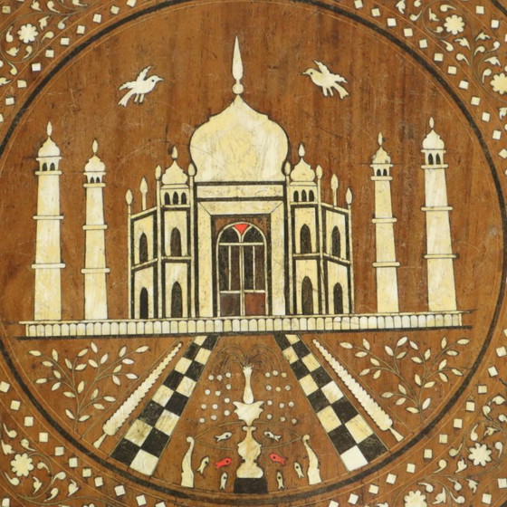 Image 1 of Anglo-Indian Taj Mahal Side Table