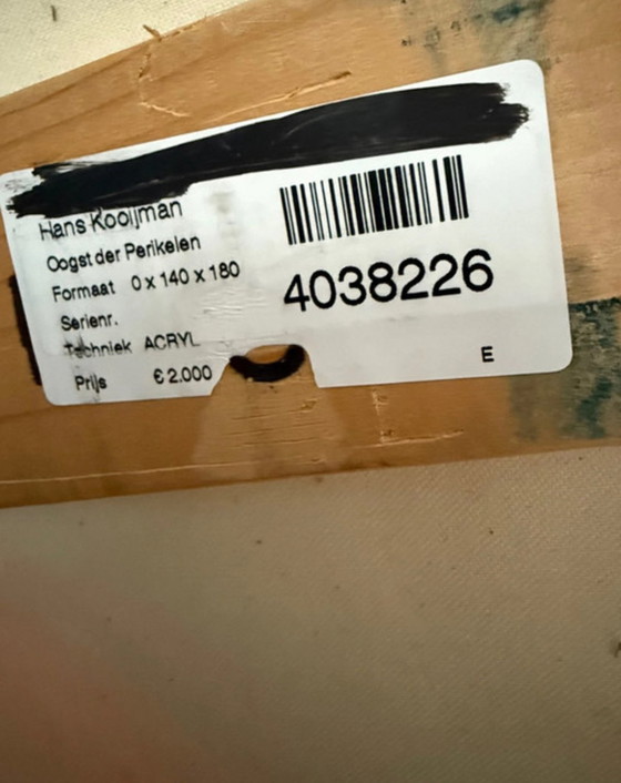 Image 1 of Schilderij Hans Kooijman Titel “Oogst Der Perikelen” Afmeting 180 x 140