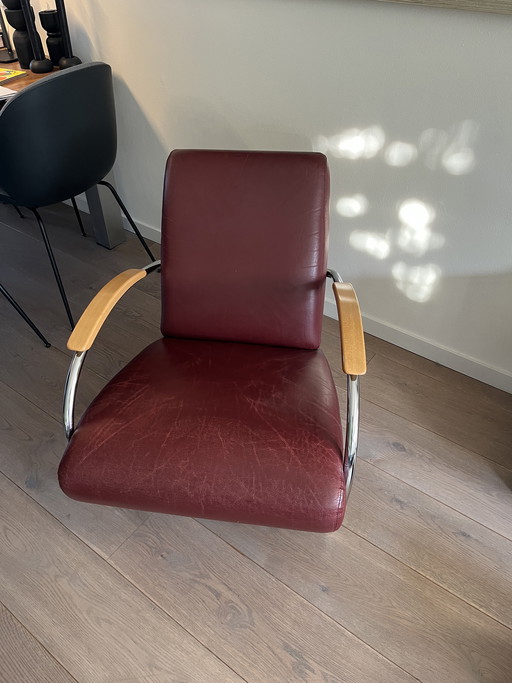 Chaise en cuir Gueldre Jan de Boevrie