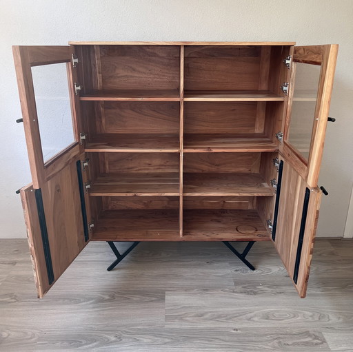 Buffet Cabinet Bronx71 Visgraat Hunter – Solid Acacia Wood