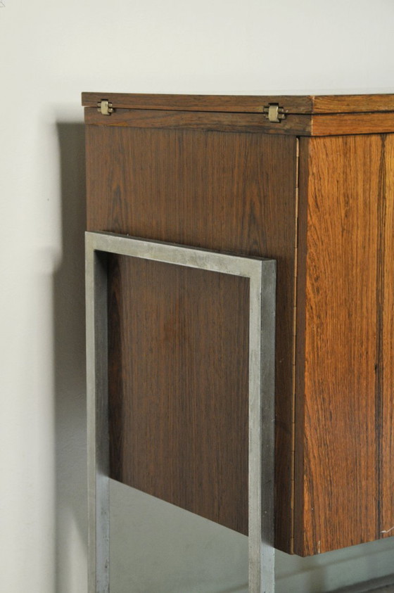 Image 1 of Bernina Favorit Mobili per cucire - Mobile in teak vintage degli anni '60/'70 mobile per giradischi