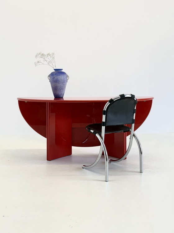 Image 1 of Antella Esstisch / Konsolentisch von Kazuhide Takahama für Cassina in Rot