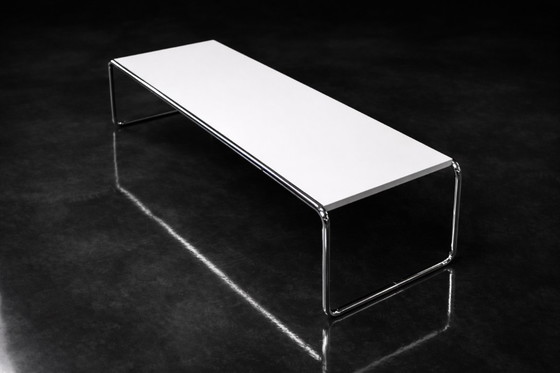 Image 1 of Vintage Mid-Century Italian Modern Laccio Kiga Low Coffee Table by Marcel Breuer for Gavina, 1960s