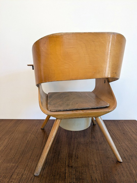 Image 1 of Sedia per bambini vintage in legno curvato Baumann