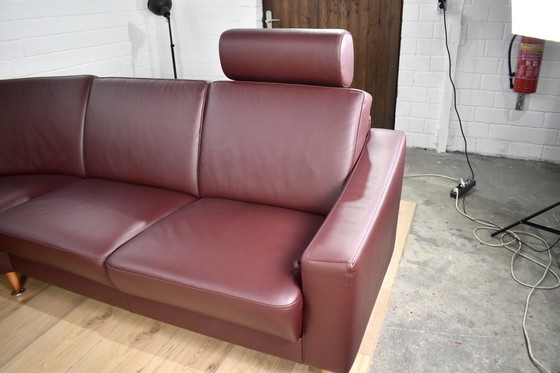 Image 1 of Canapé en cuir Gepade Canapé d'angle en cuir