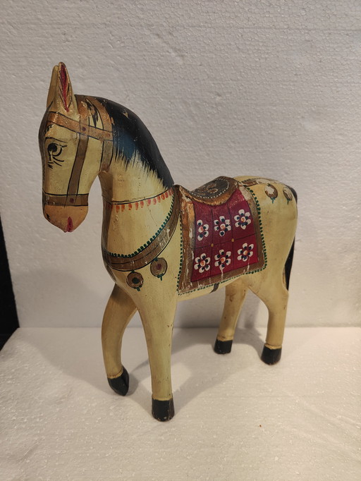 Antique Indian Ghodi Wedding Horse, 1930s
