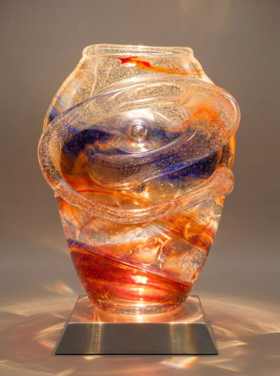 Image 1 of One beautiful Loranto vase, designed and manufactured in the Czech Republic.