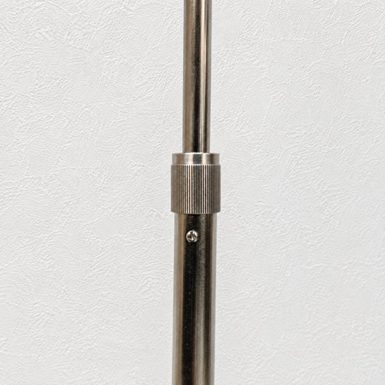 Lámpara de pie Van De Heg Design, cromada / Pantalla negra acanalada (diseño holandés) – Lámparas de pie (photo 7 of 15)