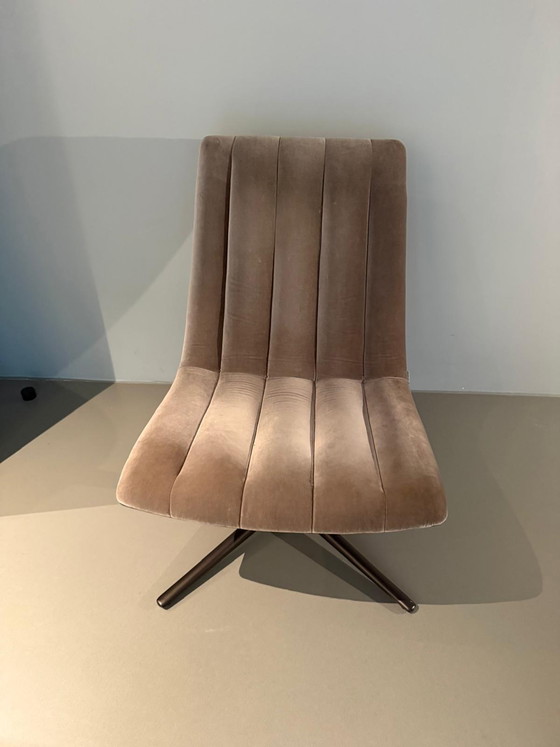 Image 1 of Walter Knoll Healey Lounge Chair – without armrests, taupe velour