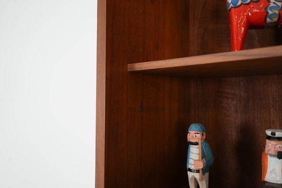 Image 1 of Teak wall unit PS System, Danish design, 1960s, manufactured by Randers Møbelfabrik