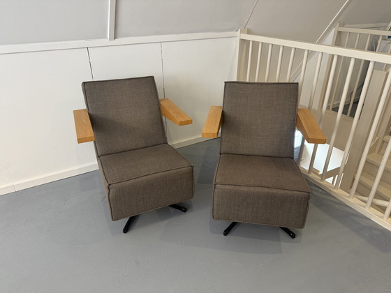 Image 1 of Rietveld chairs (2) pressroom design, gray