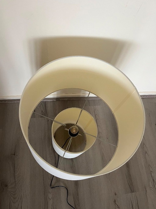 Iconische Double Round Light Tafellamp Marcel Wanders – Moooi, tafellampen, Textile (photo 2 of 5)