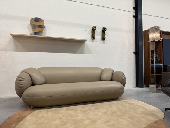 Image 1 of Leolux Pulla Bank 3.5 Seater Negev Seco Leather 270