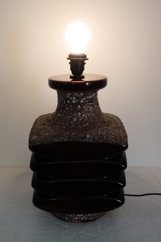 Image 1 of Cari Zalloni ceramic lamp bases from the 1960s/70s