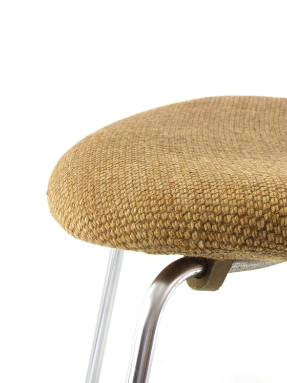 4 Early Fritz Hansen Series 7 chairs Arne Jacobsen 1950s/60s – Side chairs, Wool, Metal, Mid Century Modern (photo 11 of 11)