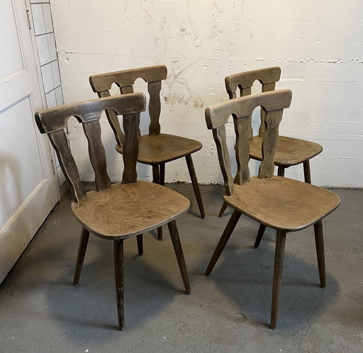 4x Mid - Century chairs