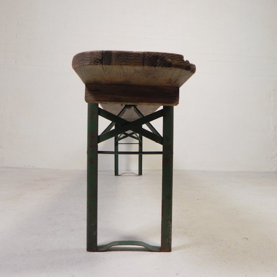 Image 1 of Klappbank, Terrassenbank, 216 cm lang, 1960er Jahre