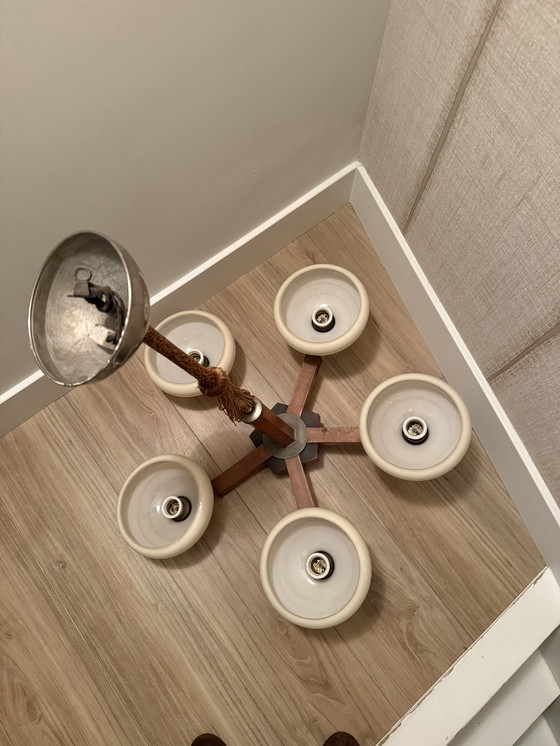 Image 1 of Lámpara escolar Amsterdamse colgar jaren 30