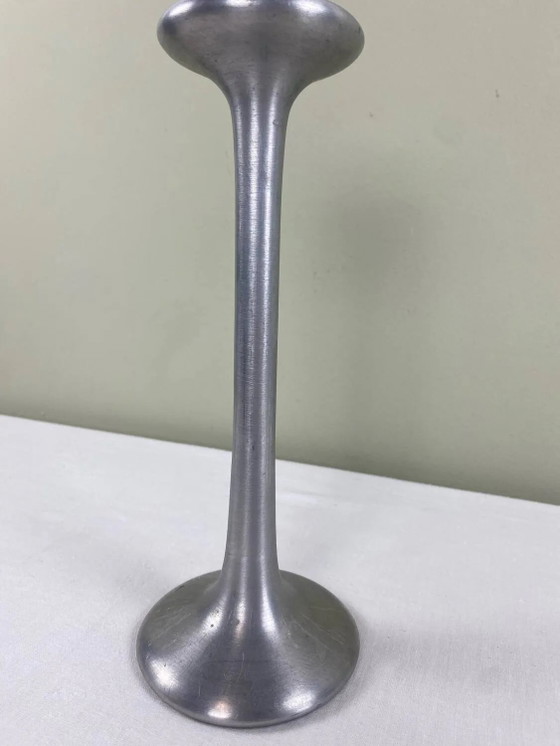Vintage design kandelaar – Ikea, Kandelaars en kaarsen, polished steel, Metal (photo 11 of 12)