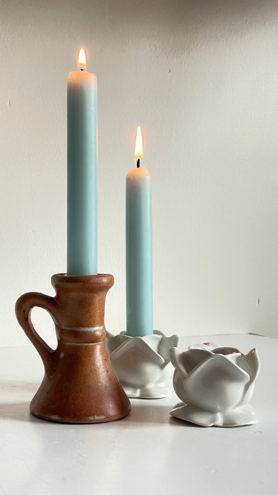 Portacandele Vintage in Porcellana e Gres – Ceramic (photo 17 of 27)