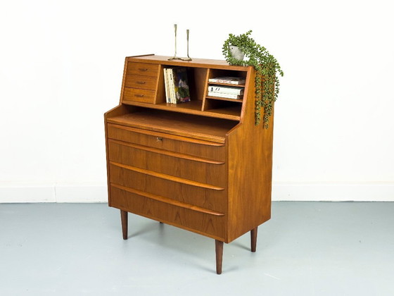 Image 1 of Scrivania in teak di Chr. Møller, anni '60