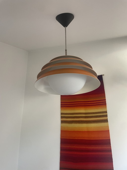 Lámpara colgante vintage estilo era espacial - B+L Lights - Años 60/70 – hanglampen, Aluminium (photo 2 of 8)
