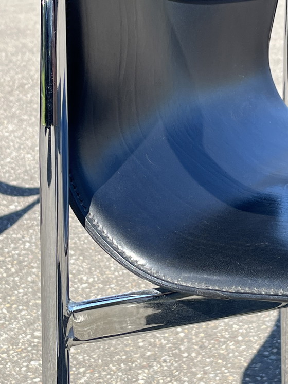 Image 1 of Set van 4 stoelen Fasem Italië, ontwerp Giancarlo Vegni & Gianfranco Gualtierotti