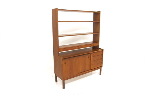 Scandinavisch teakhouten secretair bureau, Zweden, 1960