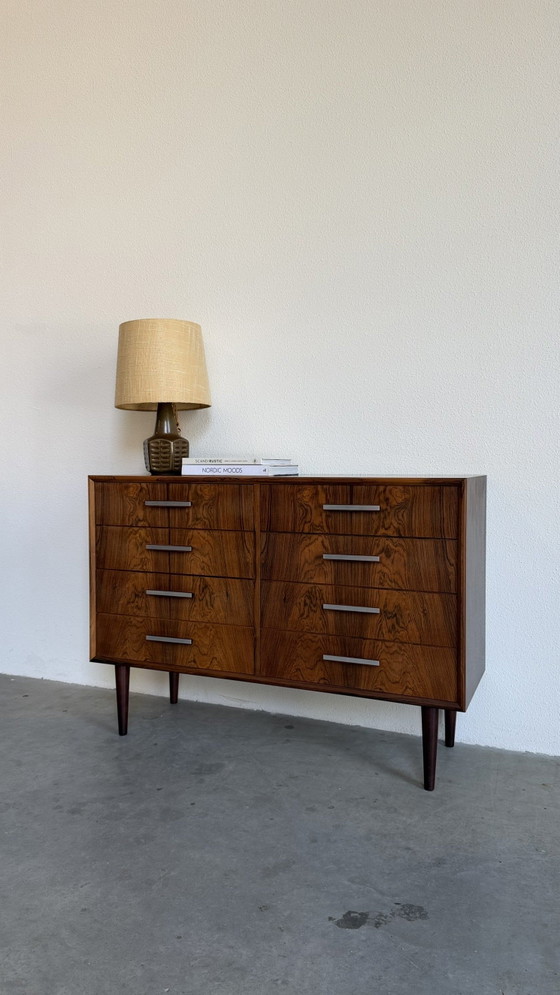 Image 1 of Commode double vintage danoise en palissandre