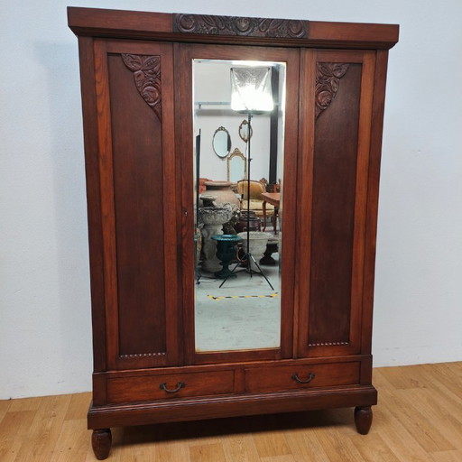 Vintage kledingkast garderobekast kleerkast demontabel.