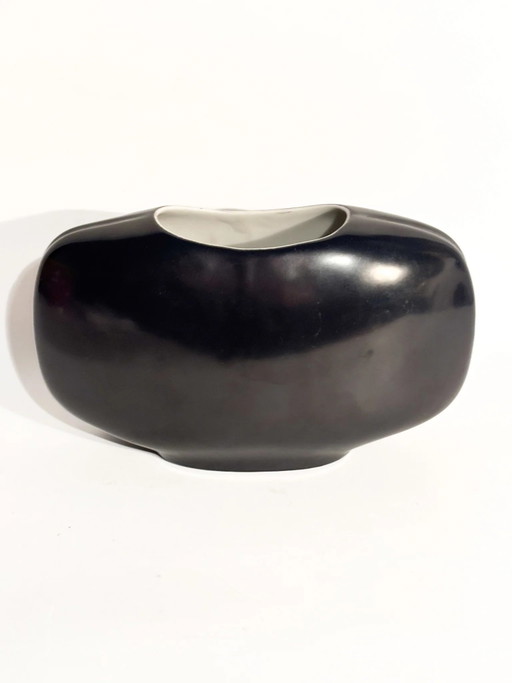 Hand-painted Porcelain Vase by C.A.B. Florence, 1960s – vazen, Mid Century Modern (photo 2 of 8)