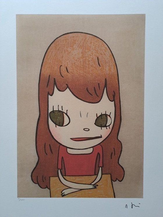 Image 1 of Dopo Nara Yoshitomo, Just a Little, anni '90, litografia in edizione limitata