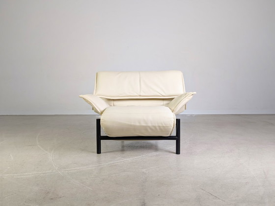 Image 1 of Cassina Veranda Sessel 1980 Vico Magistretti leder hell Design