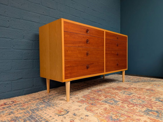 Image 1 of Vintage Double Drawer Cabinet, 1960s, Danish Design by Borge Mogensen