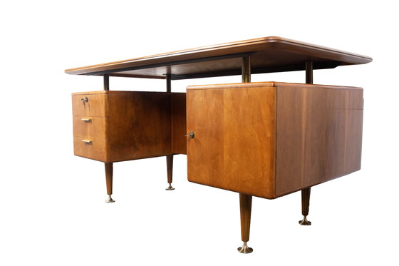 Image 1 of Niederländischer Design-Schreibtisch Midcentury Bureau A.A. Patijn für Zijlstra Joure