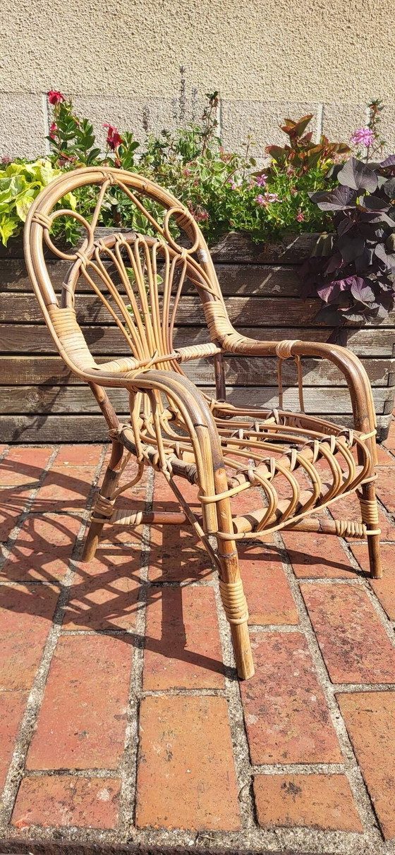 Sillón infantil de ratán – Mecedoras, Wicker, Rattan (photo 2 of 7)