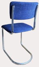 Chaise en tube d'acier, attribut W.H.Gispen