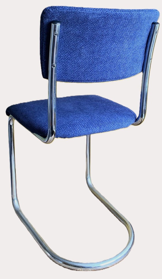 Image 1 of Sedia in tubolare d'acciaio attr. W.H.Gispen