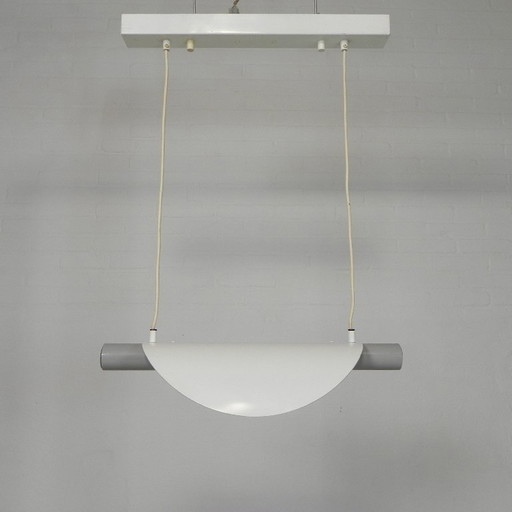 Rara lámpara colgante Dijkstra de 2 cables, años 60