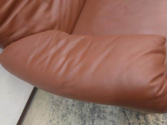 Divano di design a tre posti Cassina Maralunga, divano in pelle – Divani 3 posti, Leather, Modern (photo 4 of 15)